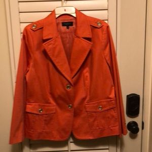 Orange cotton jacket
